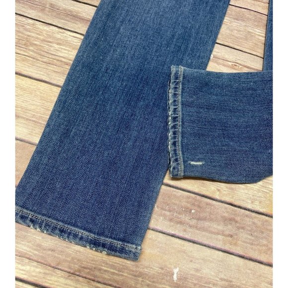 AGOLDE Sophie High Rise Distressed Skinny Jeans CANNES Size 31 - Picture 11 of 12